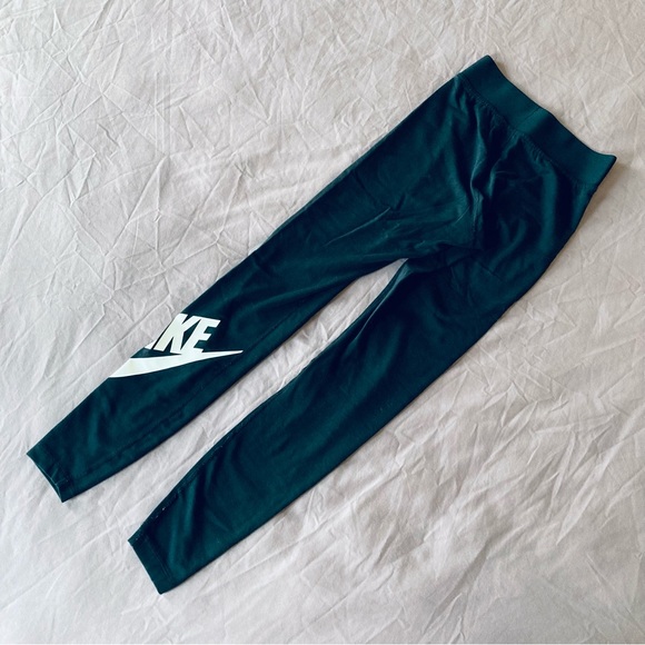 Nike Logo Cotton Blend Leggings - Picture 2 of 5